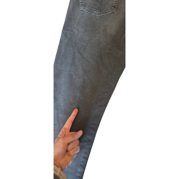Fidelity Torino Gray Black Straight Leg Slim Fit Jeans Size 33 Men Classic - Picture 8 of 8